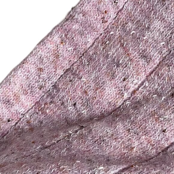 SAN FRANSISCO Like New Light Pink Sweater Pearl-Like Buttons Kangaroo Pocket Med - Picture 9 of 16